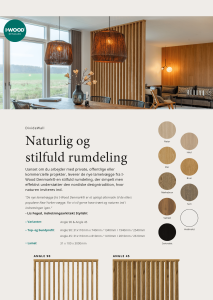 I-Wood Katalog Dansk